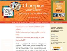 Tablet Screenshot of championyourcareer.com